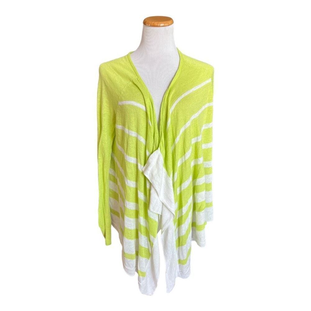 Womens Anthropologie Love Scarlett Angular Cut Open Cardigan Sweater - Sz L